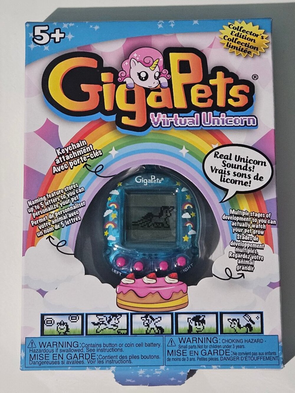 Giga Pets Virtual Unicorn Animal Pet Toy - Collector’s Edition Top Secret Toys